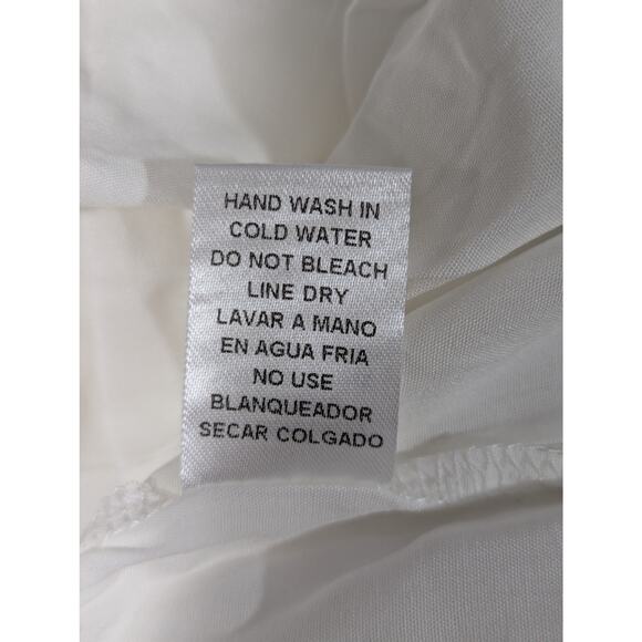 NWT! ENTRO! FABULOUS ONE SHOULDER, BELTED WAIST, BLACK & WHITE MAXI DRESS! SZ L - Picture 8 of 9